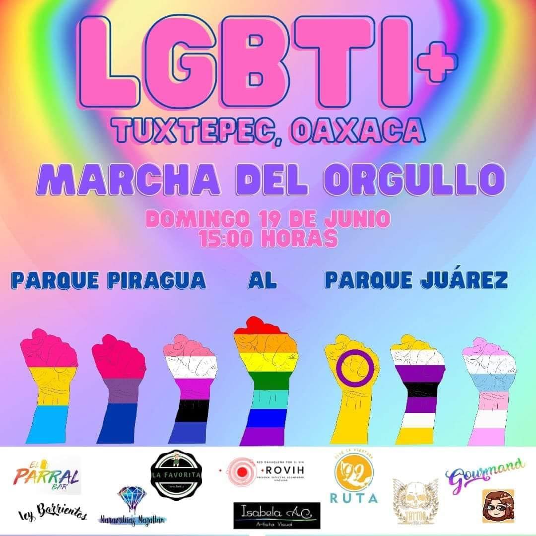 Marchas locales del orgullo LGBT+ Oaxaca, 2022 - BETWEEN LGBT*